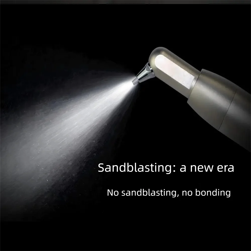 Dental Aluminum Oxide Microblaster Sandblasting Gun Air Abrasion Handpiece with Water Spray 2/4 Hole KaVo Connector