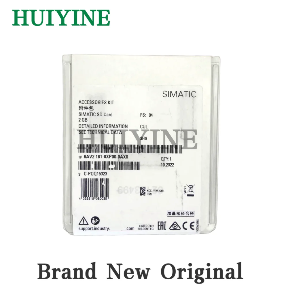New Original 6AV2181-8XP00-0AX0 6AV21818XP000AX0 SIMATIC SD Memory Card 2GB