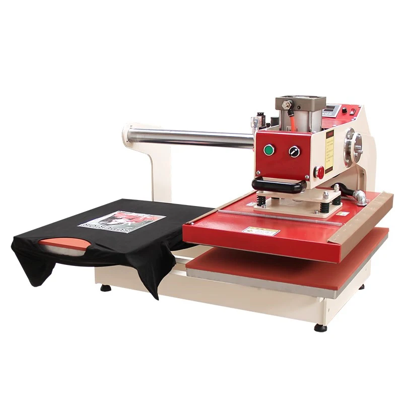 DIY T-Shirt Printer Phone CaseDouble-position Sublimation Label Heat Press Machine Pneumatic Automatic Hot Stamping Machine