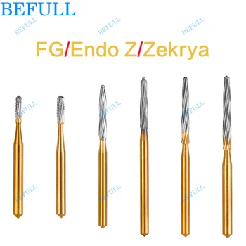 FG Zekrya Hartmetall-Wolframschneider-Bohrer, Zahnbohrer, Endo Z-Zahnausziehung, Trimmbohrer für Hochgeschwindigkeitshandstück, 19/25/28 mm