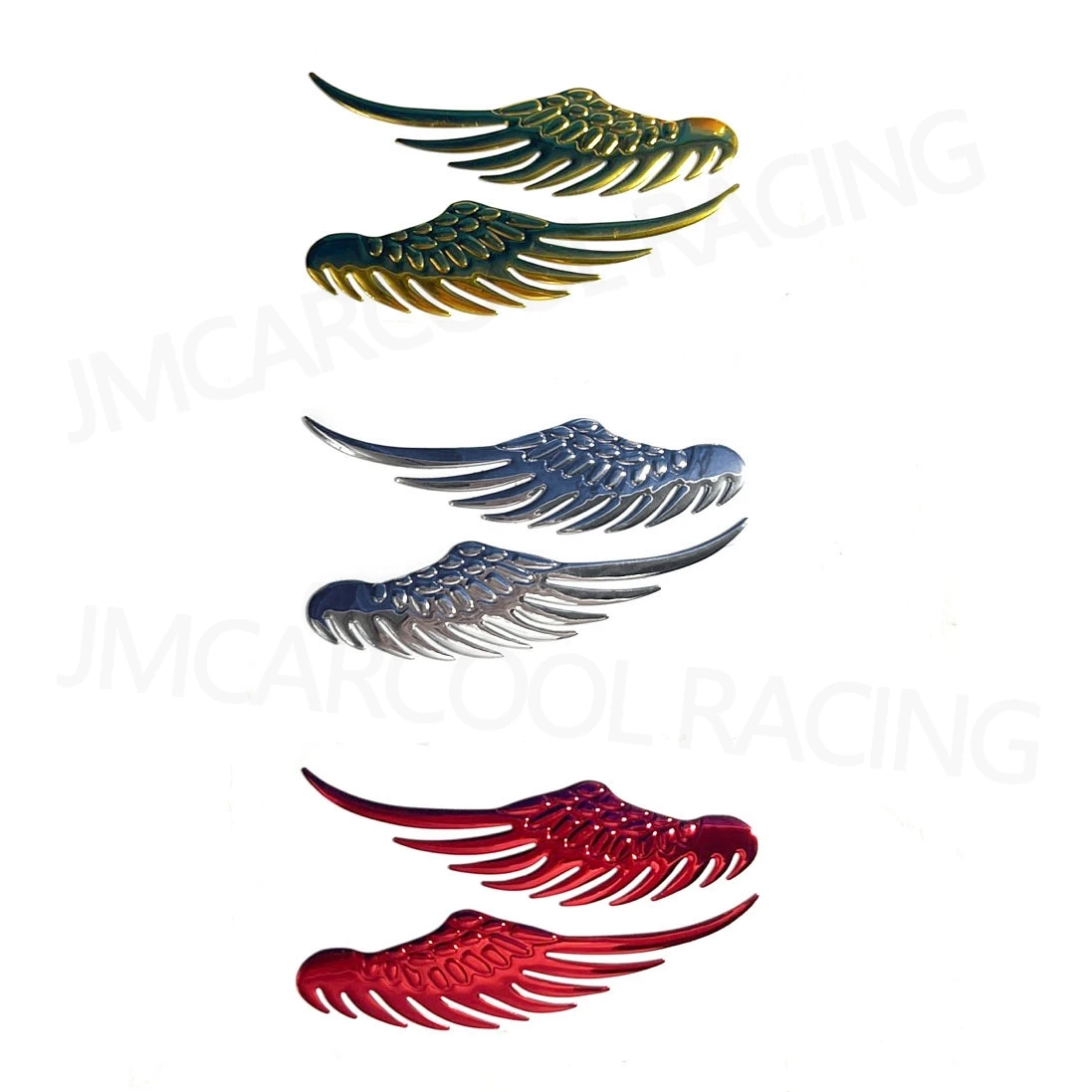 مجموعات هيكل إكسسوار ملصق سيارة أجنحة زينة صندوق سيارة ملصق سيارة أجنحة ملاك إبداعية شخصية - 3