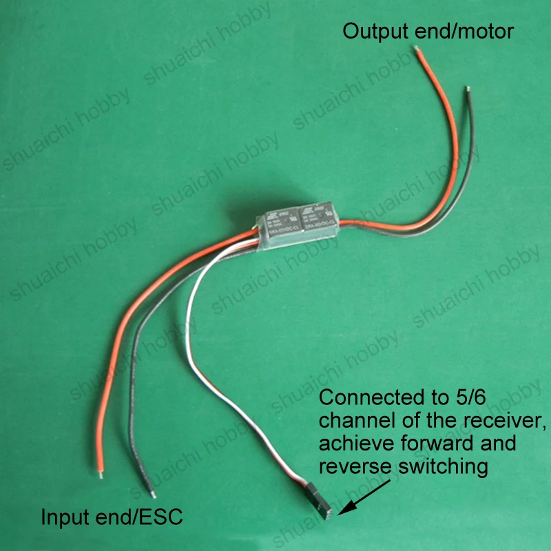 1PCS Circuit Exchanger Relay Module 14V/20A Dual-way Carrying Capacity Motor Forward Reverse Rotation Tool for Drone RC Airplane