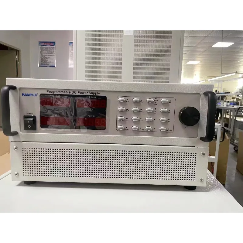 Industrial Use 1KW Programmable DC Power Supply 50V-300V Constant Voltage 50A-300A Constant Current RS232 RS485 220V 100A Output
