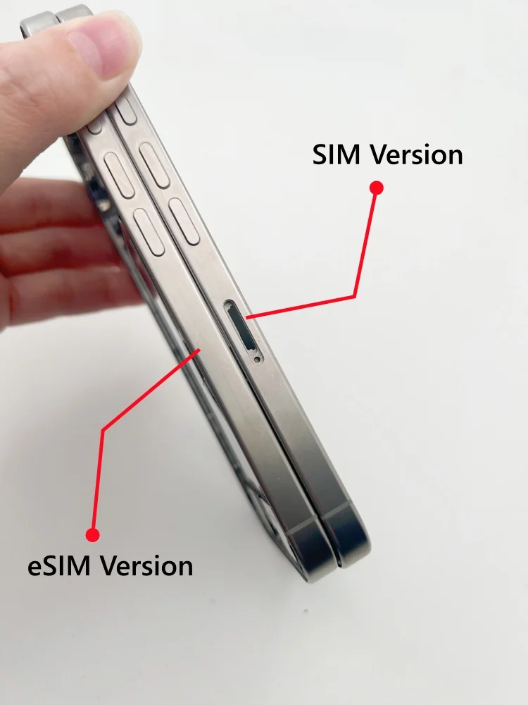 100% Refurbished Titan Middle Housing Frame  for iPhone 16Pro 16ProMax, Camera Button Pre-Installed