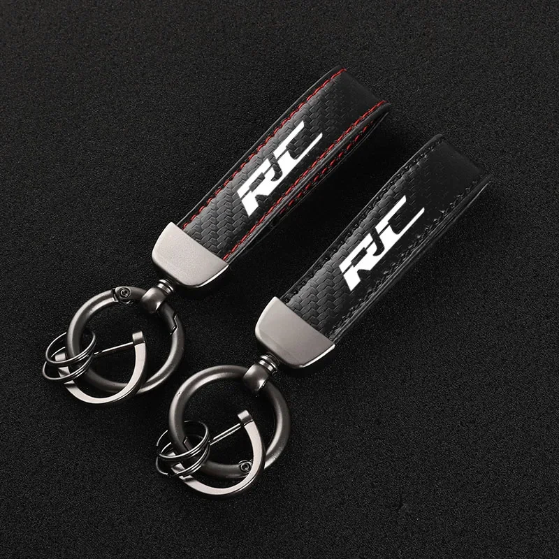 Leather Motorcycle keychain Horseshoe Buckle Jewelry for KTM Duke RC 125 390 200 690 250 790 accessories