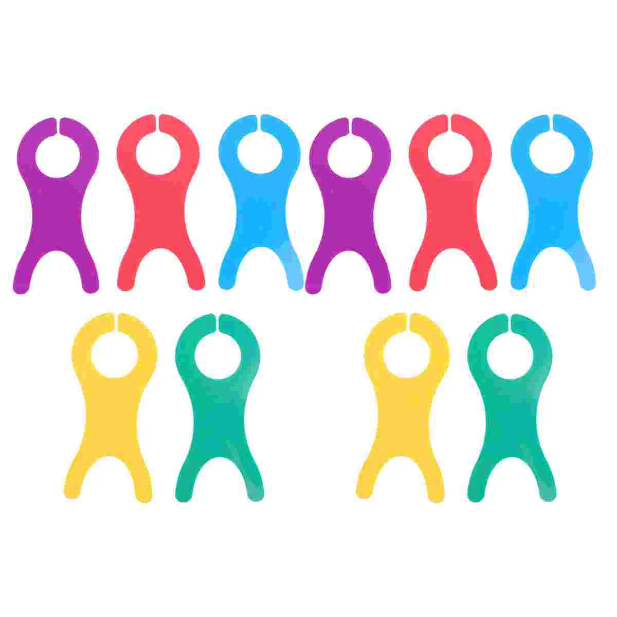 

20pcs Creative Woolen Winding Board Portable Winding Plate Board Chic Woolen Winding Material Winding Board (Mix Color)