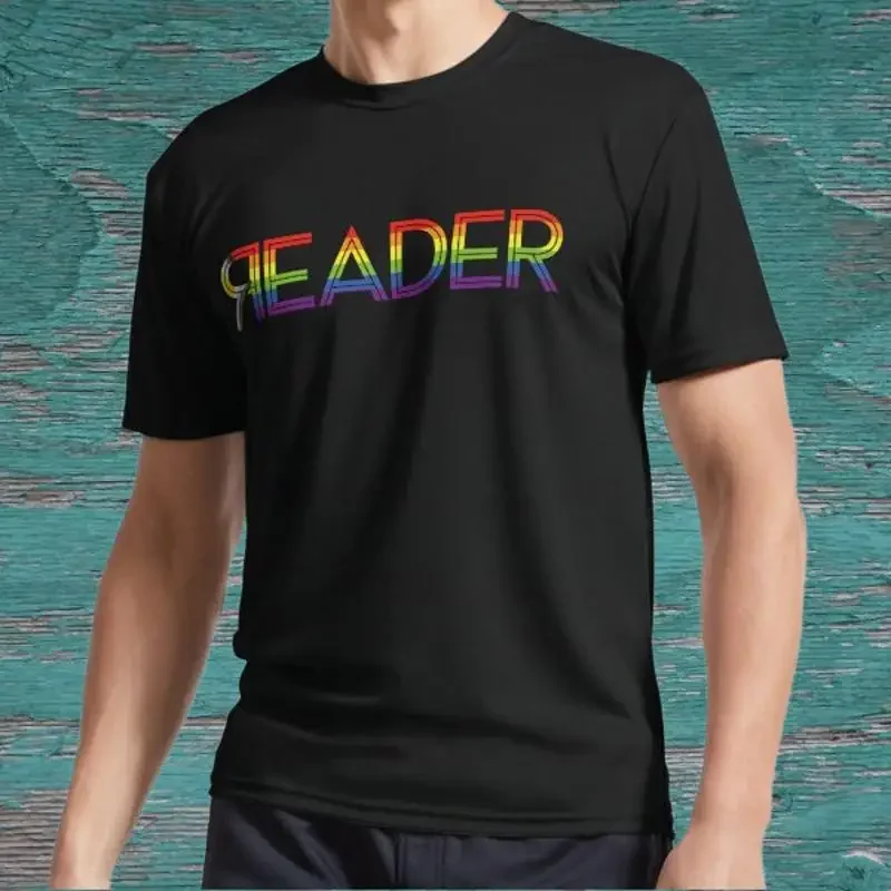New 2024 Reader Full Logo Pride Activ American T Shirt Funny Size S to 5XL