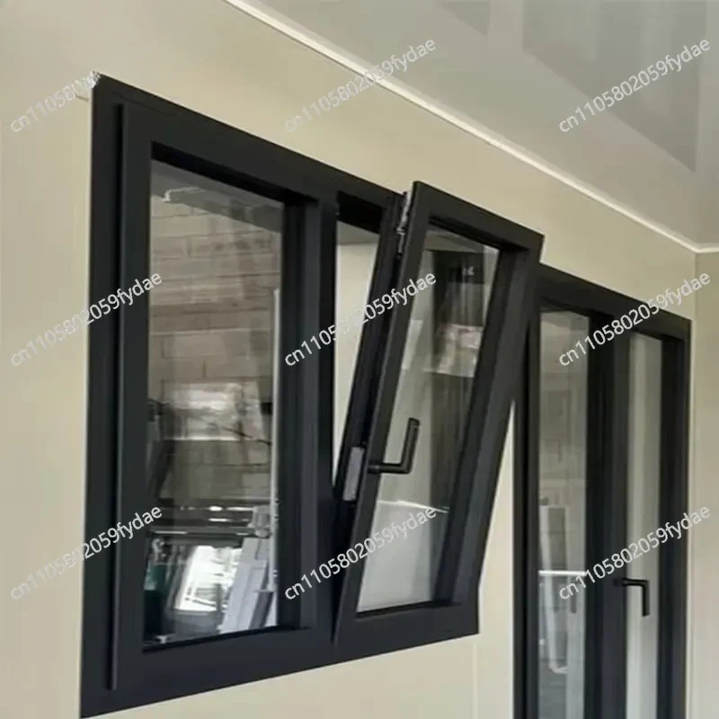 Double-layer Aluminum Alloy Swing Casement Window Energy-saving Residential Thermal Fracture System