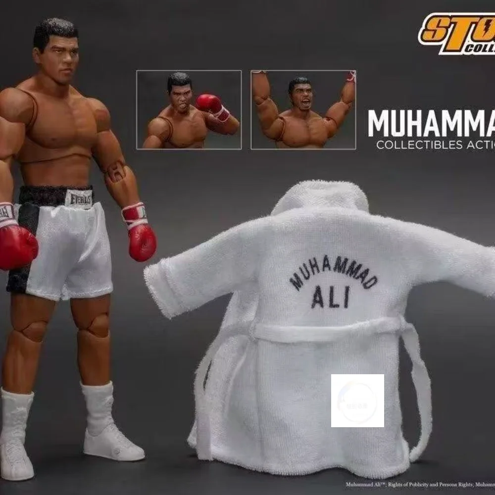 بطل الملاكمة KO الجيل الأول 2 علي مقاتلة ثلاثة رؤوس النحت المنقولة نماذج هدايا أبطالي