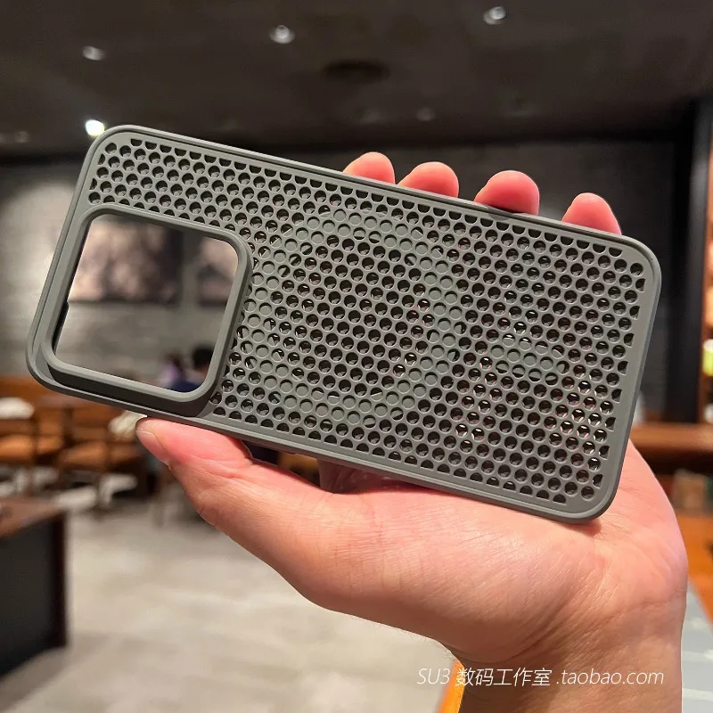 Heat Dissipation Magnetic Case For Xiaomi 17 Case Honeycomb Vent Hole Wireless Charge Cover For Xiaomi Mi 17 Shell Shockproof view 2
