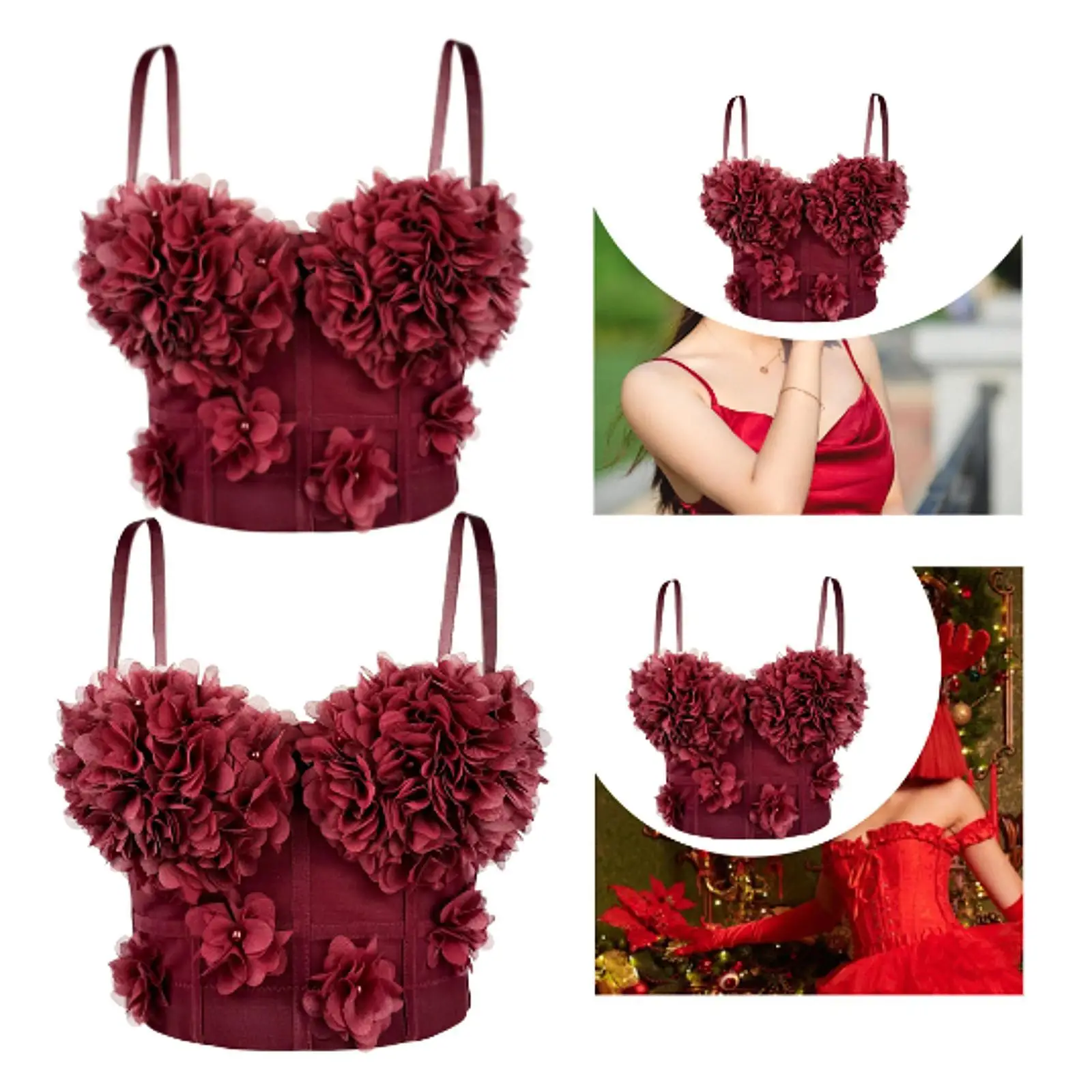 

Women's Crop Top Fashion Summer Comfortable Corset Vest Costume Outfit for