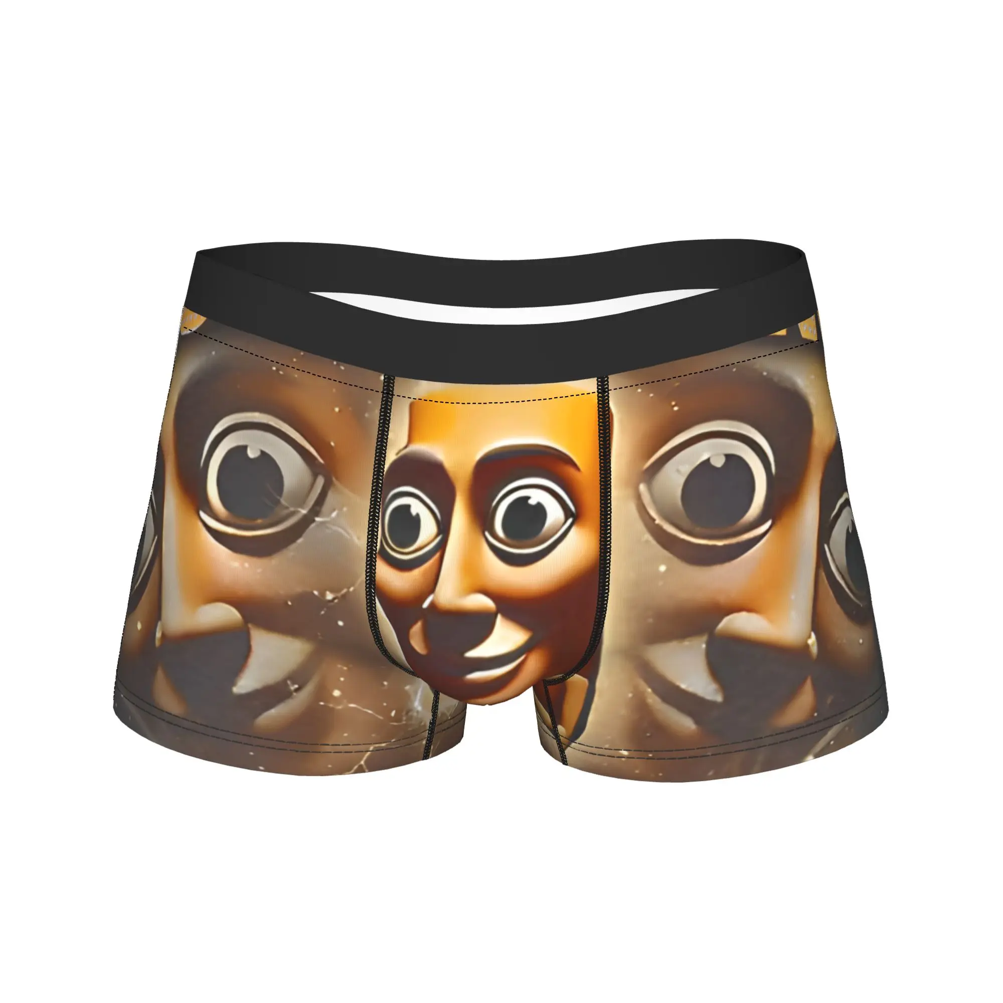 

Boxer Tung Tung Tung Sahur Shorts Panties Briefs Men's Underwear Italian Brainrot Meme Mid Waist Underpants for Male Plus Size