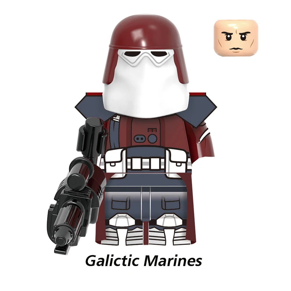 

DIsney Galictic Marines 501st Figures X0323 Clone Troopers figurine Tusken Raider Model Assembling Toys For Children