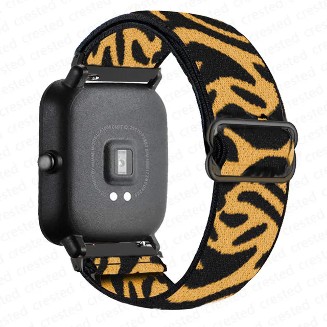 20mm/22mm Band für Amazfit GTS 4/2/GTS2 Mini/GTR/4/3/Pro/GTR2 Nylon-Elastik-Uhrenarmband Amazfit Bip 6 5/Active 2/Helio Armband