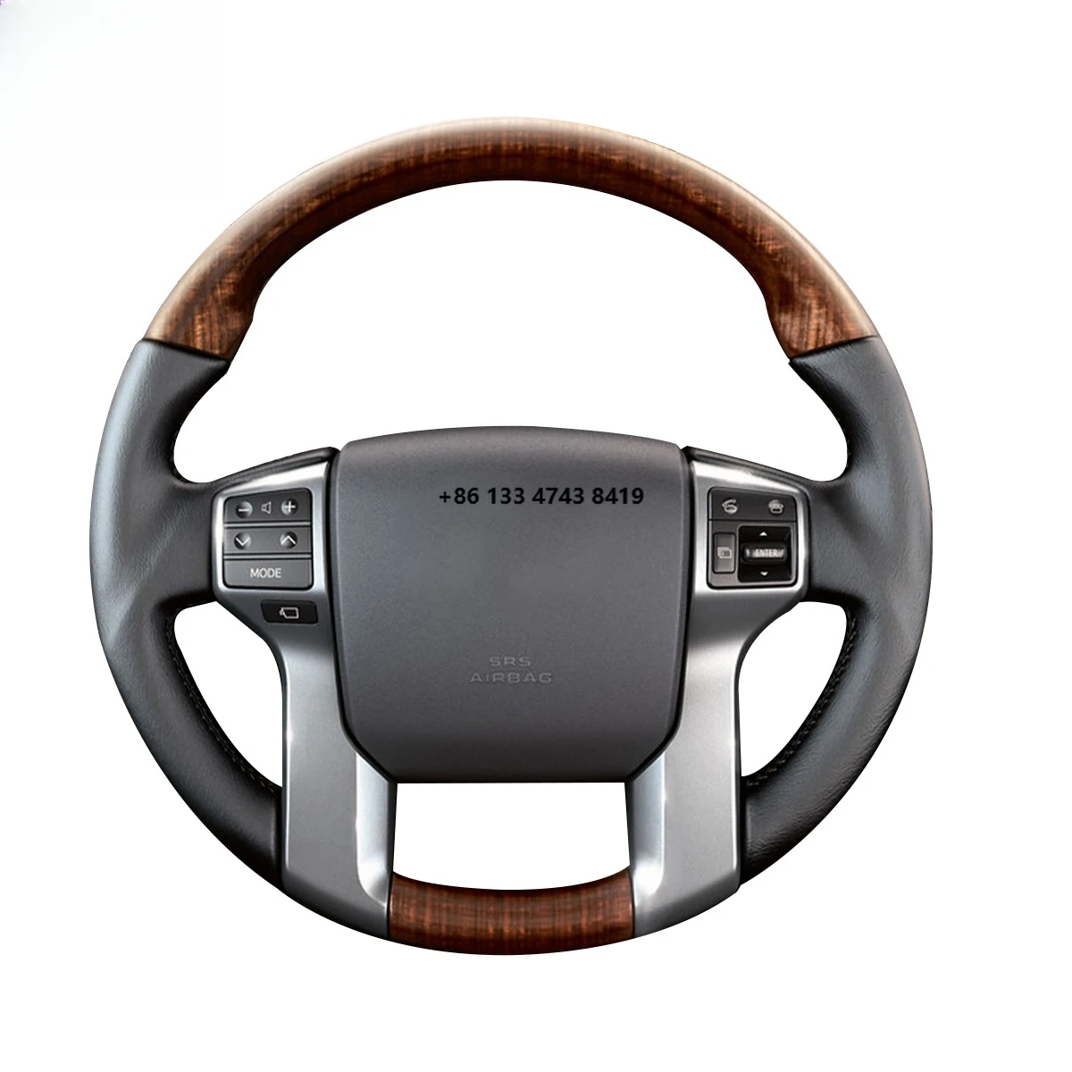 

Высококачественный деревянный карбоновый руль для Land Cruiser LC300 2022 года