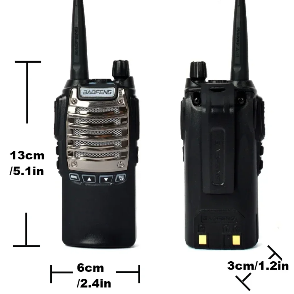 

Baofeng 2pcs Radio UV-8D Walkie Talkie UHF Ham Radio Transceiver Baofeng UV8D 5Watt 16Channels FM Portable Two-way Radio