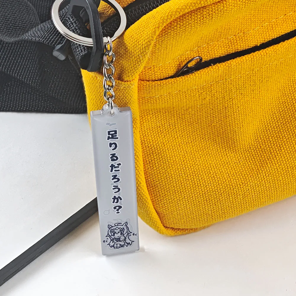 Anime Uma Musume Pretty Derby Acrylic Keychain Oguri Cap Key Ring Cinderella Gray Double Sided Pendant Cosplay Itabag Charm Otak