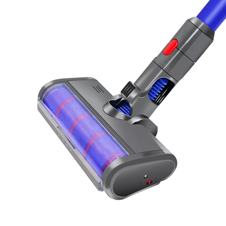 Testa per pavimenti girevole all'ingrosso Doppio spazzola a rullo morbido Compatibile con parti per aspirapolvere Testa del motore ruotabile