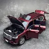 1/18 LCD 자동차 모델 랜드 크루저 LC300 ZX SUV 금속 자동차 시뮬레이션 룸 장식 다이 캐스트 모델 소년 맞춤 생일 장난감 선물 6