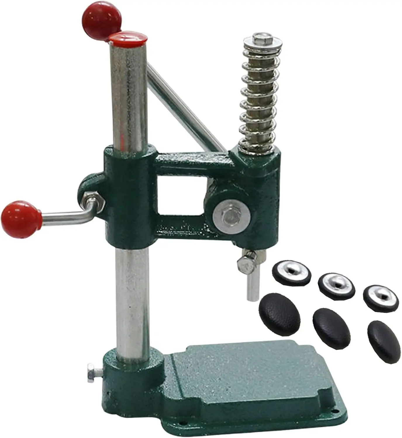 

Button Badge Making Machine, Fabric Button Maker Kit, 300 Pcs Buttons and 3 Molds (30L, 40L, 48L), Handmade Cloth Covered Button