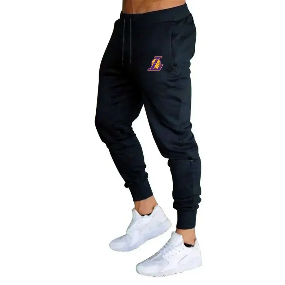

Outdoor Fashion Basketball Pants Letter Printed Thin Jogger Running Pants Men Fitness Gym Elastic Waist Sweatpants Spring Summer