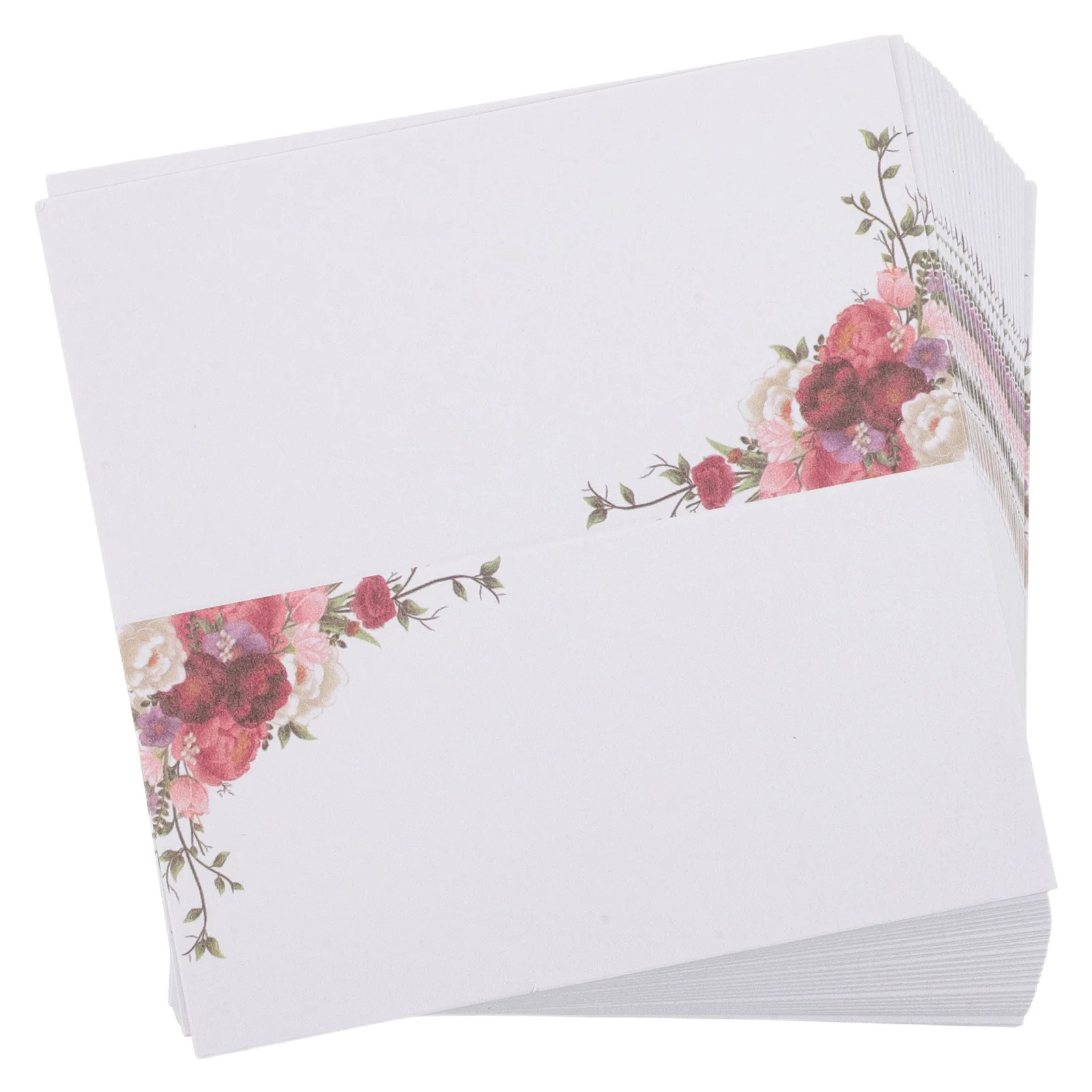 

50Pcs Blank Wedding Invitation Cards DIY Design Smooth Writing Elegant Minimalist for Special Occasions Party Table Decorations