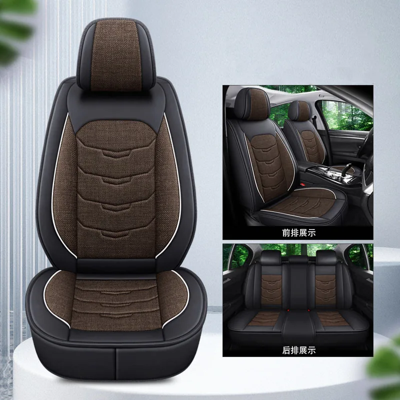 Universal Full Set Car Seat Covers For Dodge Journey Caliber RAM 1500 Nitro Challenger MG HS EV MG5 MG6 Auto Interior Accessorie