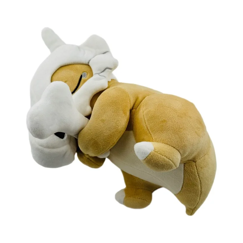 33cm Soft Fluffy Sleeping Cubone Plush Doll Anim Mask Comfort Seat Cushion Collectible Ornament For Pokémon Fans Holiday Birth