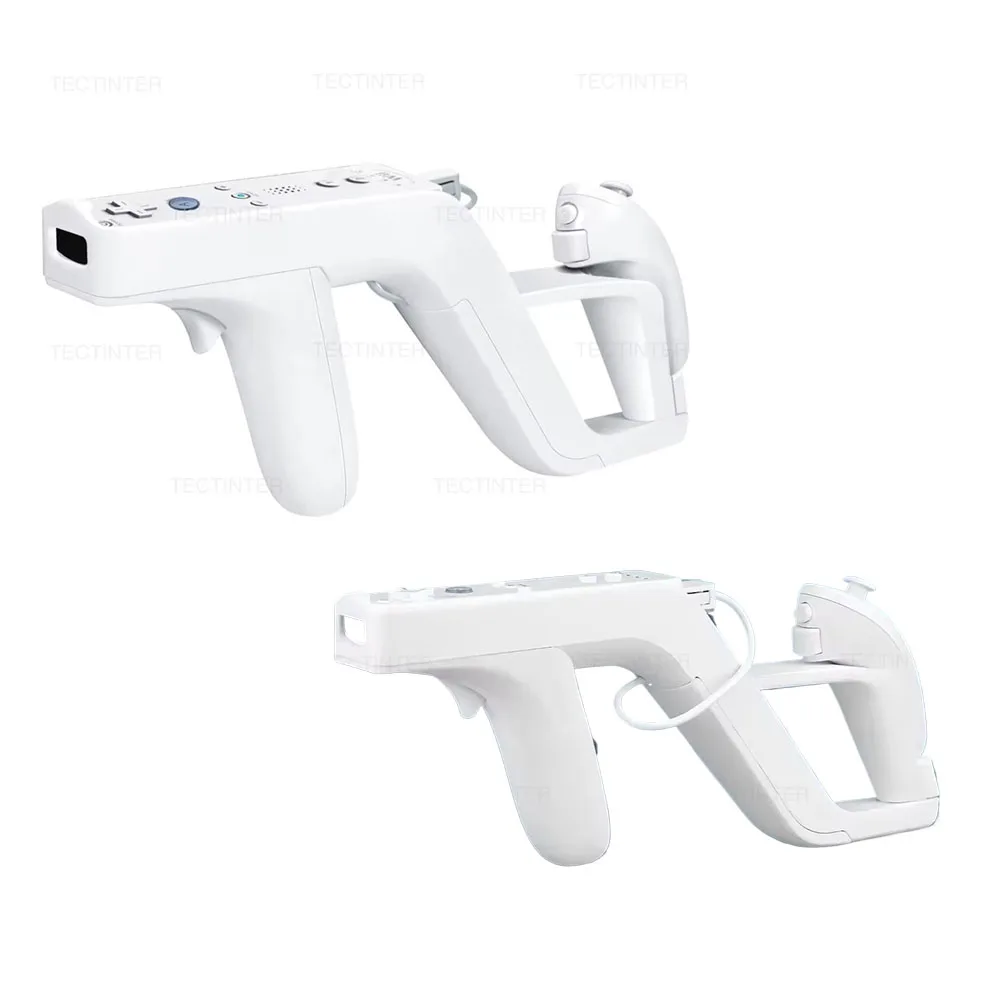 For Nintendo Wii Controller Detachable Zapper Gun Gamepad Remote Nunchuk Motion Plus For Shooting Sport Games Gaming Accessories
