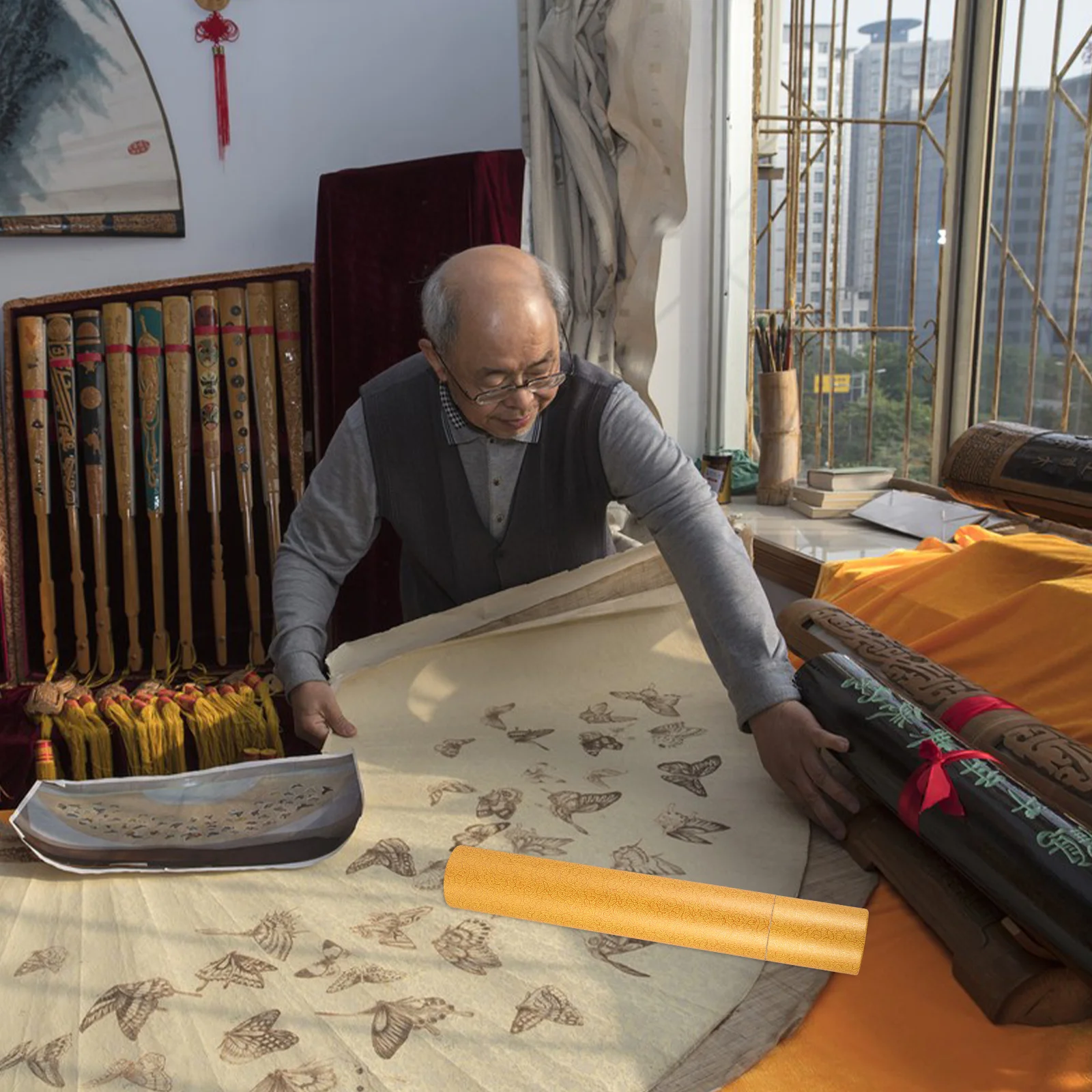 Poster Tube Waterproof Round Packaging Box for Mailing Shipping Drawing Storage Organizer Art Supplies Carrying Case