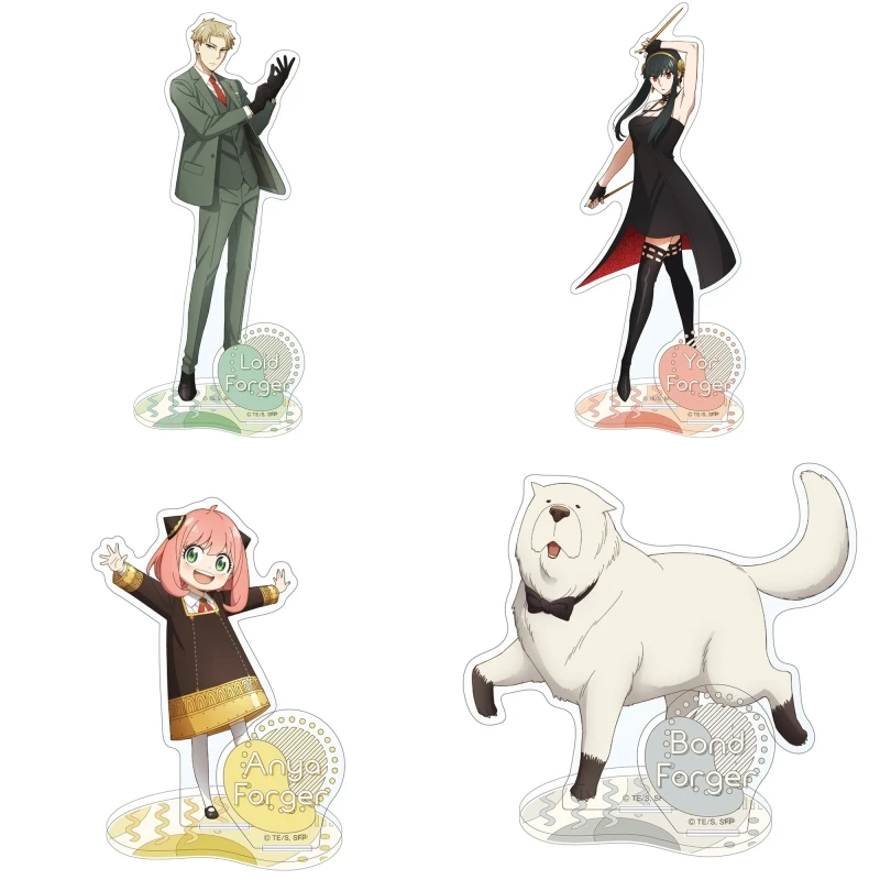 SPY X FAMILY Season 3 Acrylic Figure Stand Loid Forger Yor Anya Bond Desktop Ornament Fans Birthday Gifts