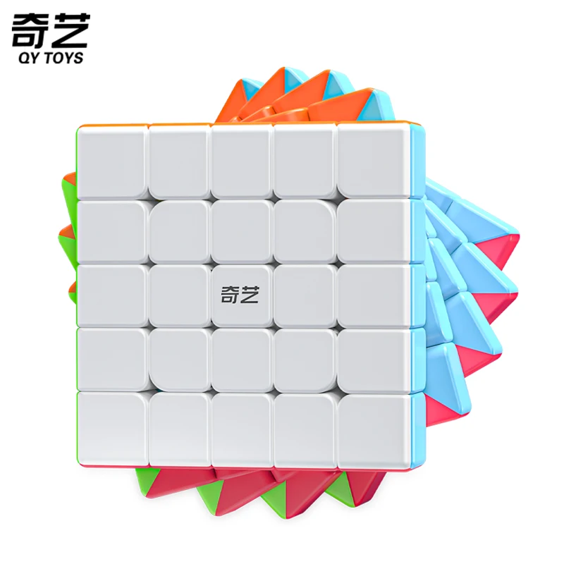 Qiyi speedcube 5x5x5 qizheng cubo mágico profissional 5x5 velocidade quebra-cabeça 5x5 brinquedos infantis presente qy original cubo mágico para jogos