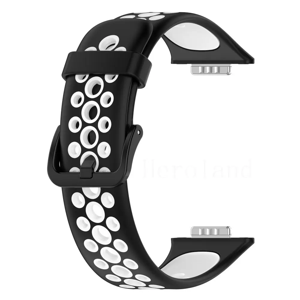 Sport silikonowy pasek do zegarków dla Huawei zegarek pasuje 2 pasek oryginalny pasek na rękę smartwatch dla Huawei Fit2 pasek bransoletka akcesoria