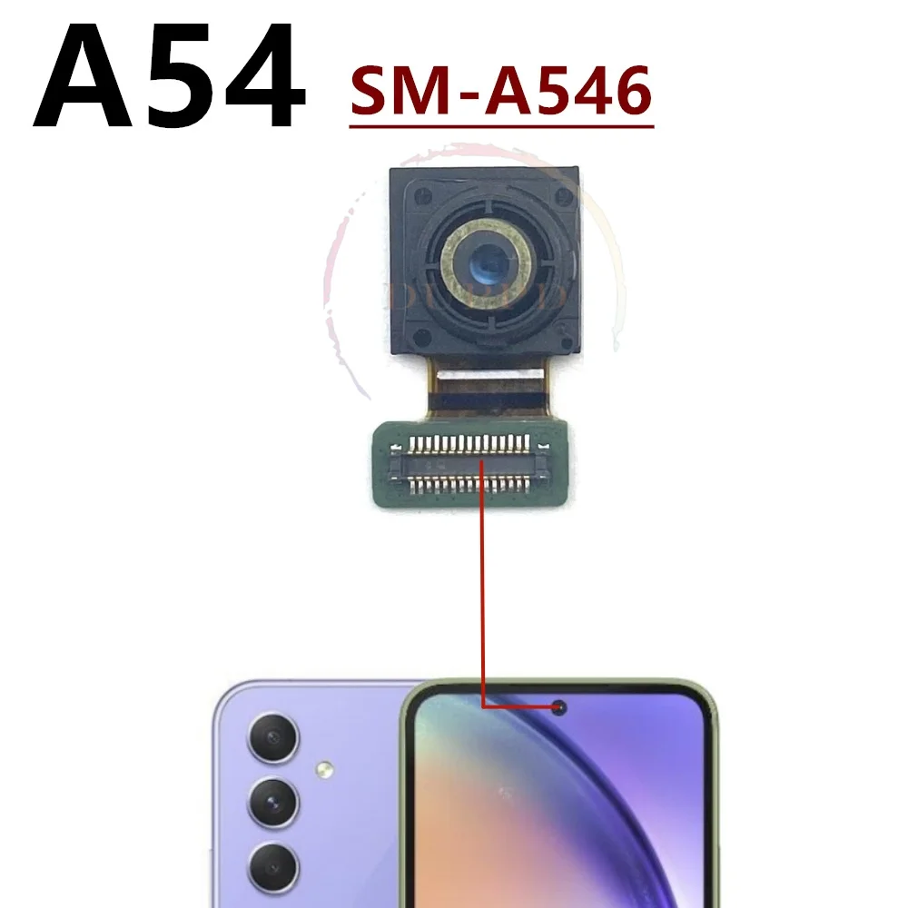 Front Camera For Samsung Galaxy A03 A04 A13 A23 A24 A33 A34 A53 A54 A73 5G Frontal Selfie Camera Module Spare Parts