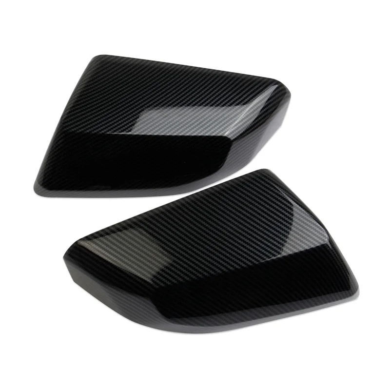 

L37A-For Colorado GMC Canyon 2023-2024 ABS Carbon Fiber Car Rearview Mirror Cover Cap Trim Accessories