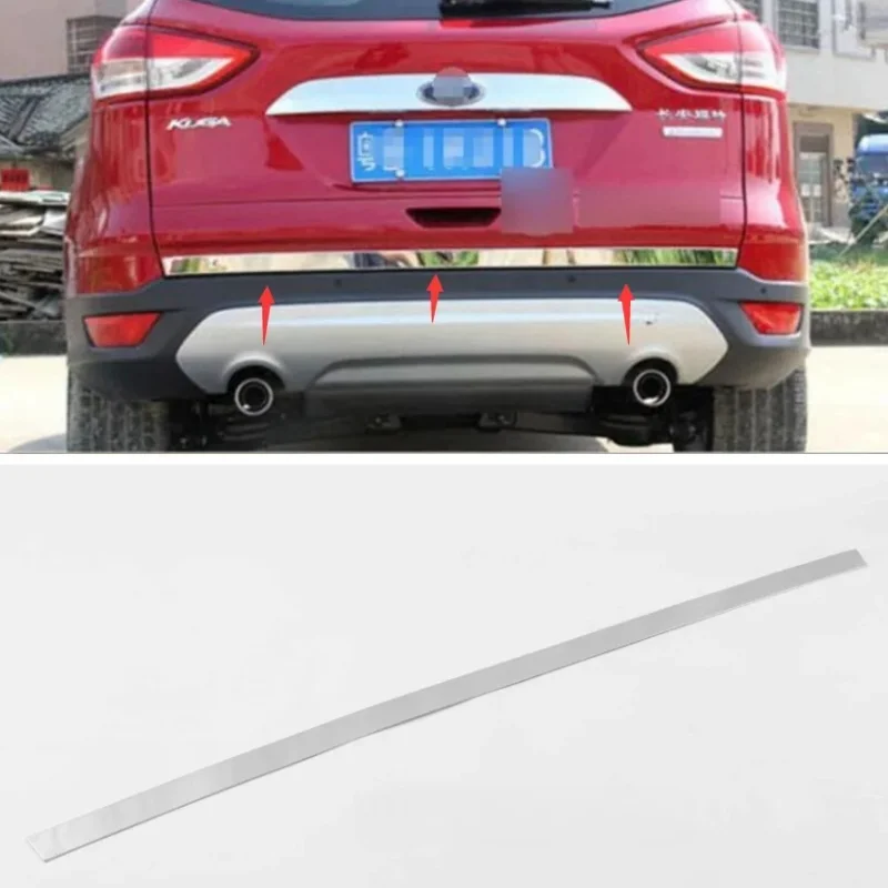 

For Ford Escape / Kuga 2013 - 2019 Accessories Rear Trunk Tailgate Door Strip Bottom Lid Streamer Frame Cover Trim