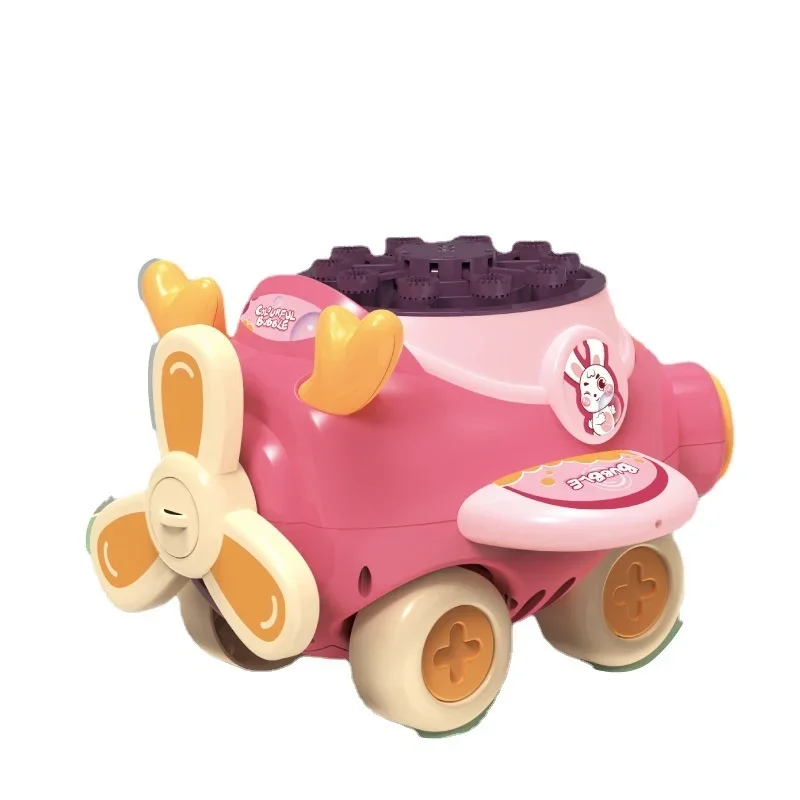 طائرة فقاعية، عربة يدوية، آلة فقاعات، ألعاب كهربائية خارجية للشحن الأوتوماتيكي بالكامل للأطفال والفتيان والفتيات