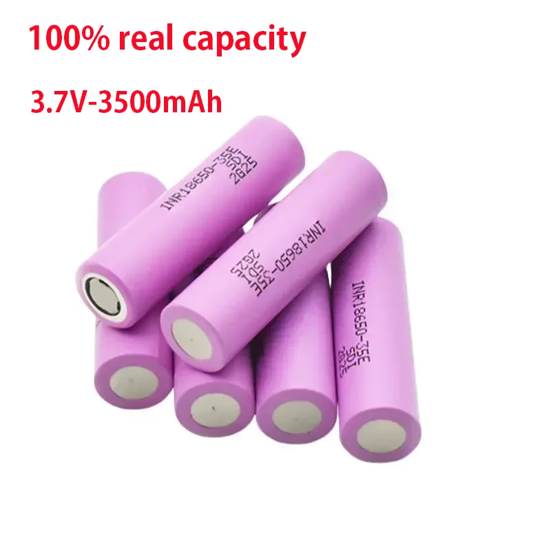 35E original power 18650 lithium battery 3500mAh 3.7v 25A high power INR18650 for electrical tools