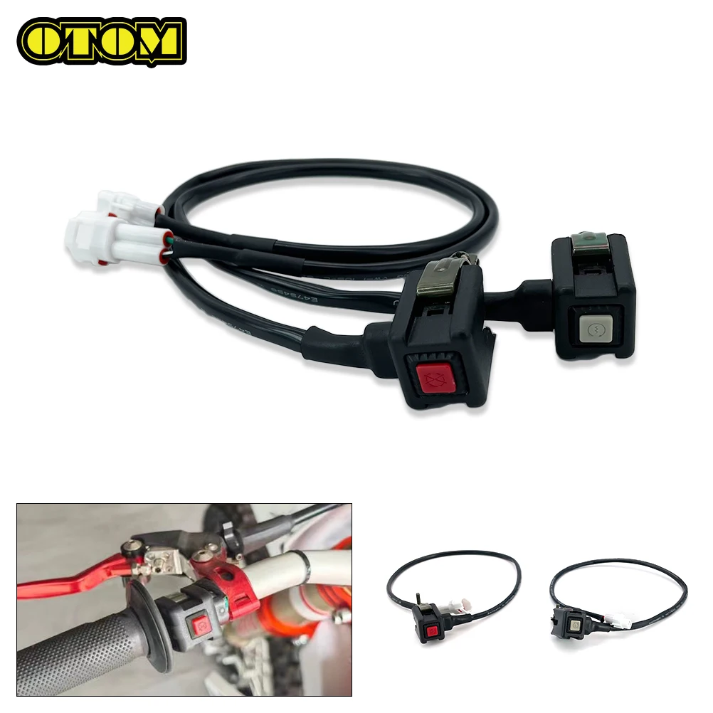 Universal Motorcycle Engine Starter Kill Switch Electrical ON OFF Horn Button For HONDA KTM YAMAHA KAWASAKI SUZUKI AVANTIS Bikes