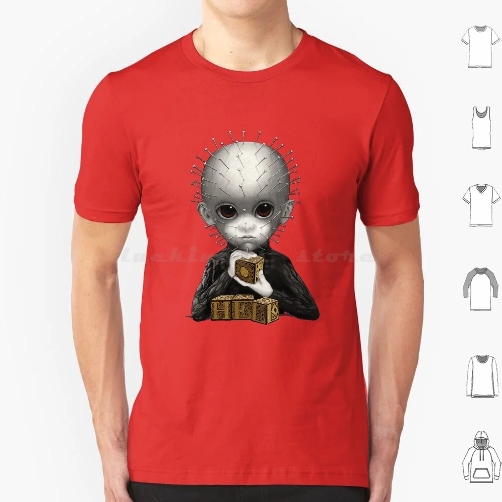 Pinhead ( Bitty Baddies ) T Shirt 6xl Cotton Cool Tee Pinhead Bittybaddies Hellraiser Cube Lemarchands Box Hell Margaret Keane