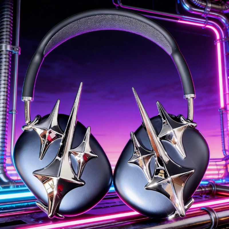 

Защитный чехол Meteor для наушников AirPods Max, индивидуальный, с зеркальным покрытием из смолы, жесткий корпус, для AirPods Max2