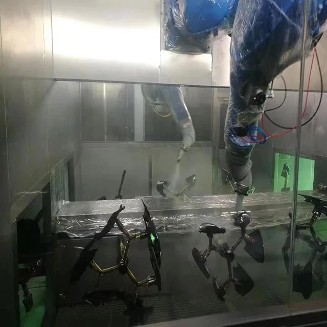 Línea de producción mecánica Equipo de recubrimiento de superficie de espejo retrovisor de automóvil Línea de producción automatizada personalizable