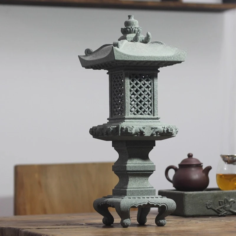Bluestone palace lamp high-end ornament indoor desktop home jewelry