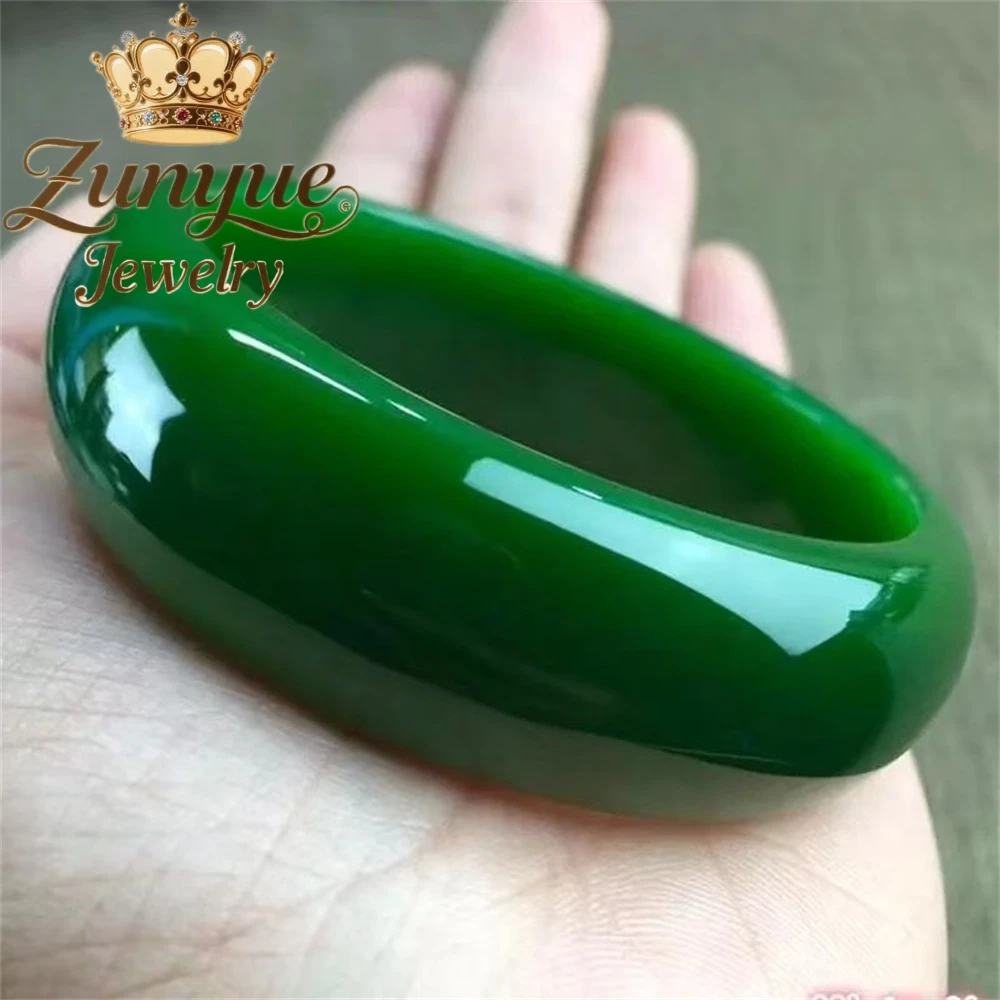 

Высококачественный браслет из натурального нефрита Хэтянь, расширенный браслет из зеленого нефрита, ювелирные изделия из натурального нефрита, модные изысканные элегантные ювелирные изделия Luxu