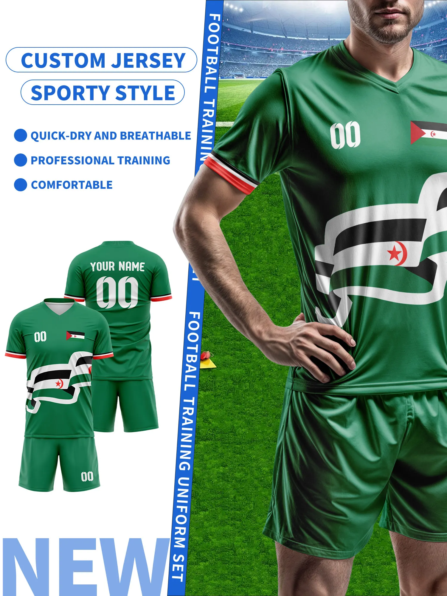 

Создайте свой собственный футбольный джерси | Индивидуальное имя и номер | Дышащая футболка для тренировок по футболу, футбольная форма в винтажном стиле на заказ ﻿