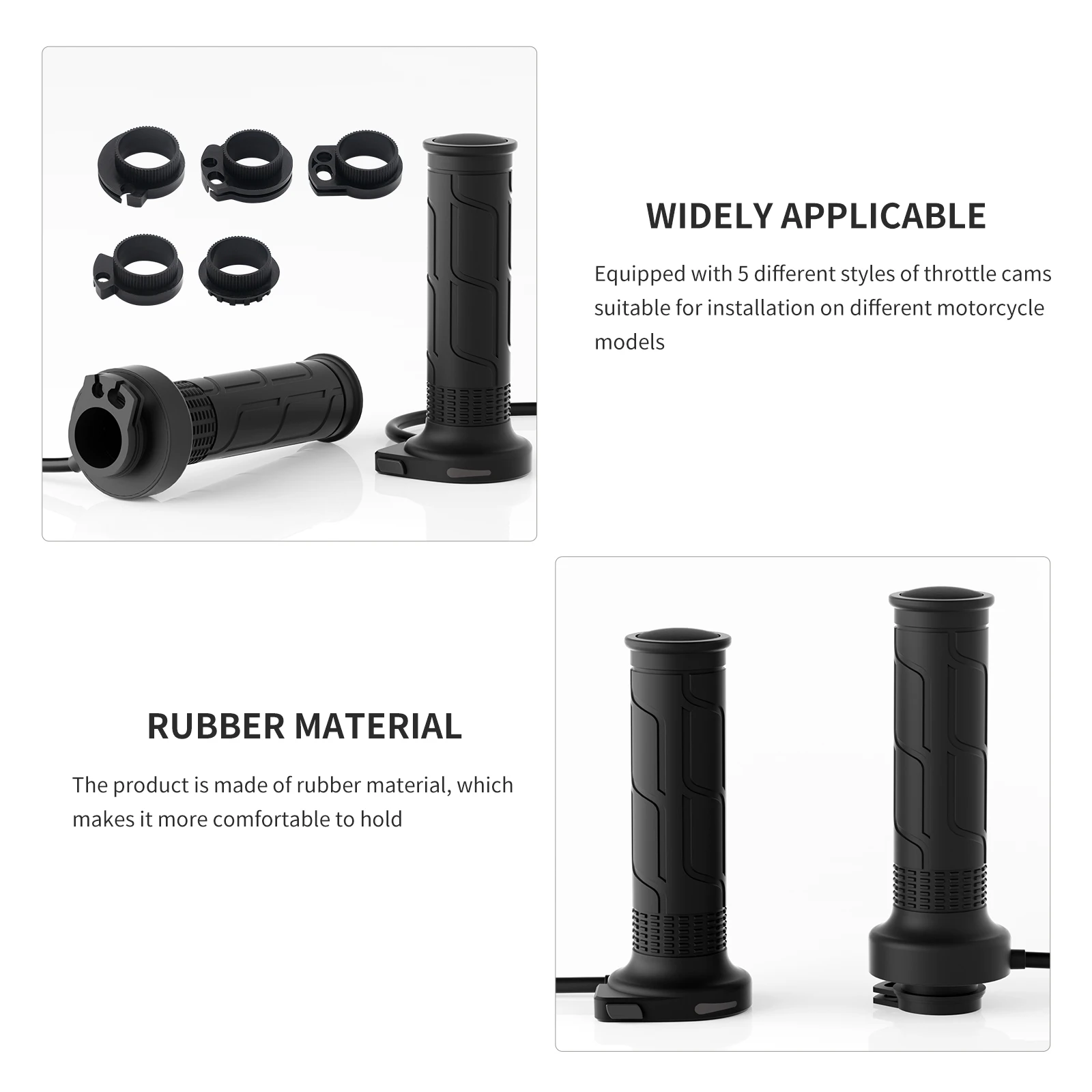 1 Pair 12V 22mm Electric Heating Handle Temperature Adjustable Motorbike Hand Heated Grips Motorcycle Heated Hand Grips