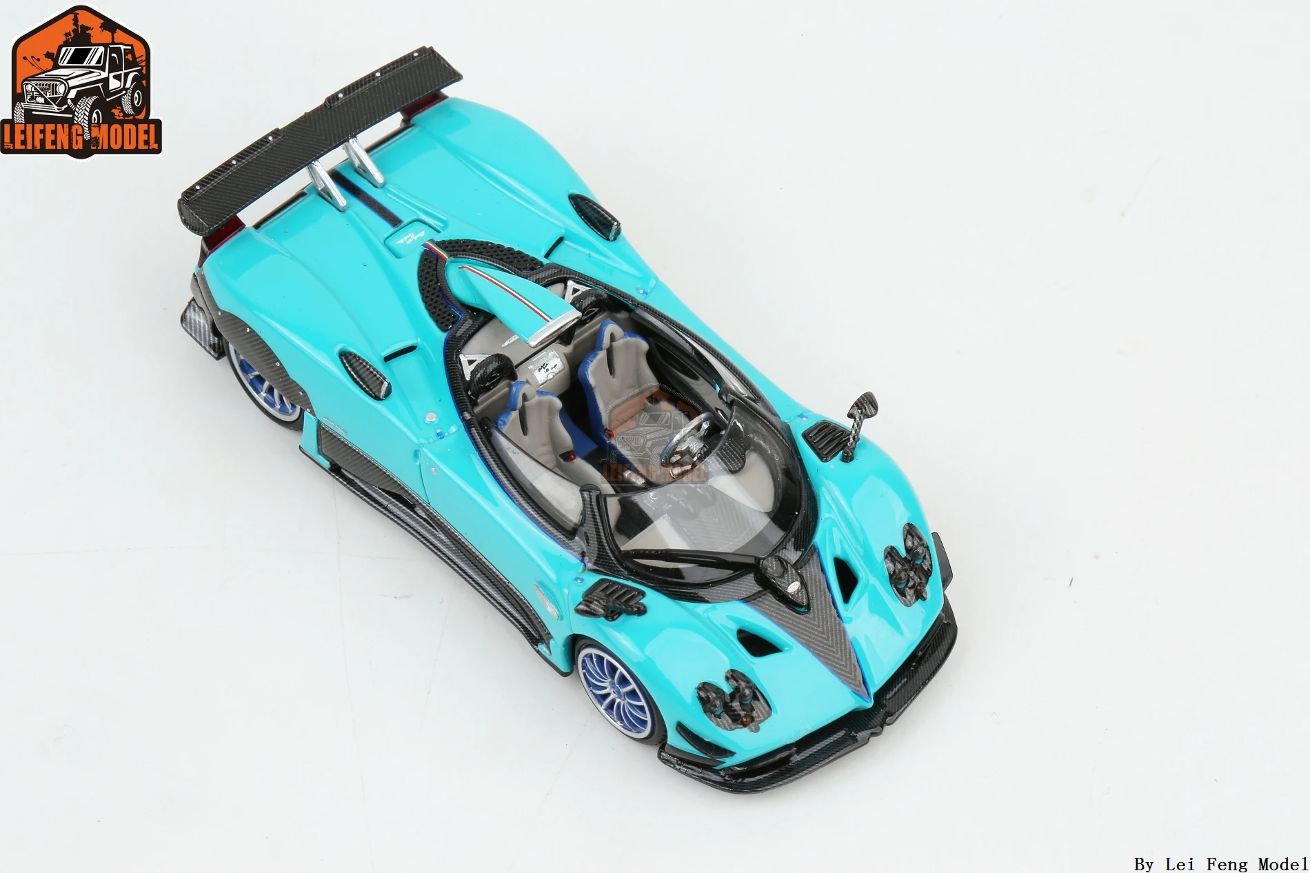 LCD 1:64 Pagani Zonda HP Barchetta Blue /Mint Green/ Pink Diecast Model Car