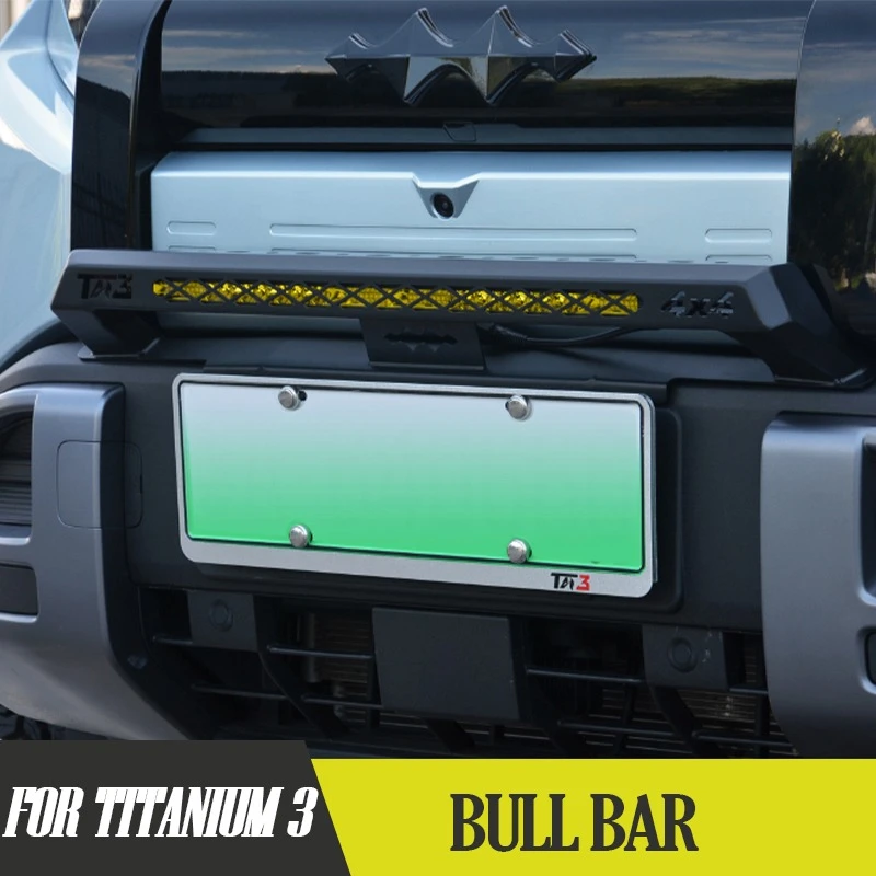 

Передний бампер Car Bull Bar для BYD Leopard Titanium 3, защитный кожух для бездорожья Bull Bar, внешние аксессуары для автомобиля
