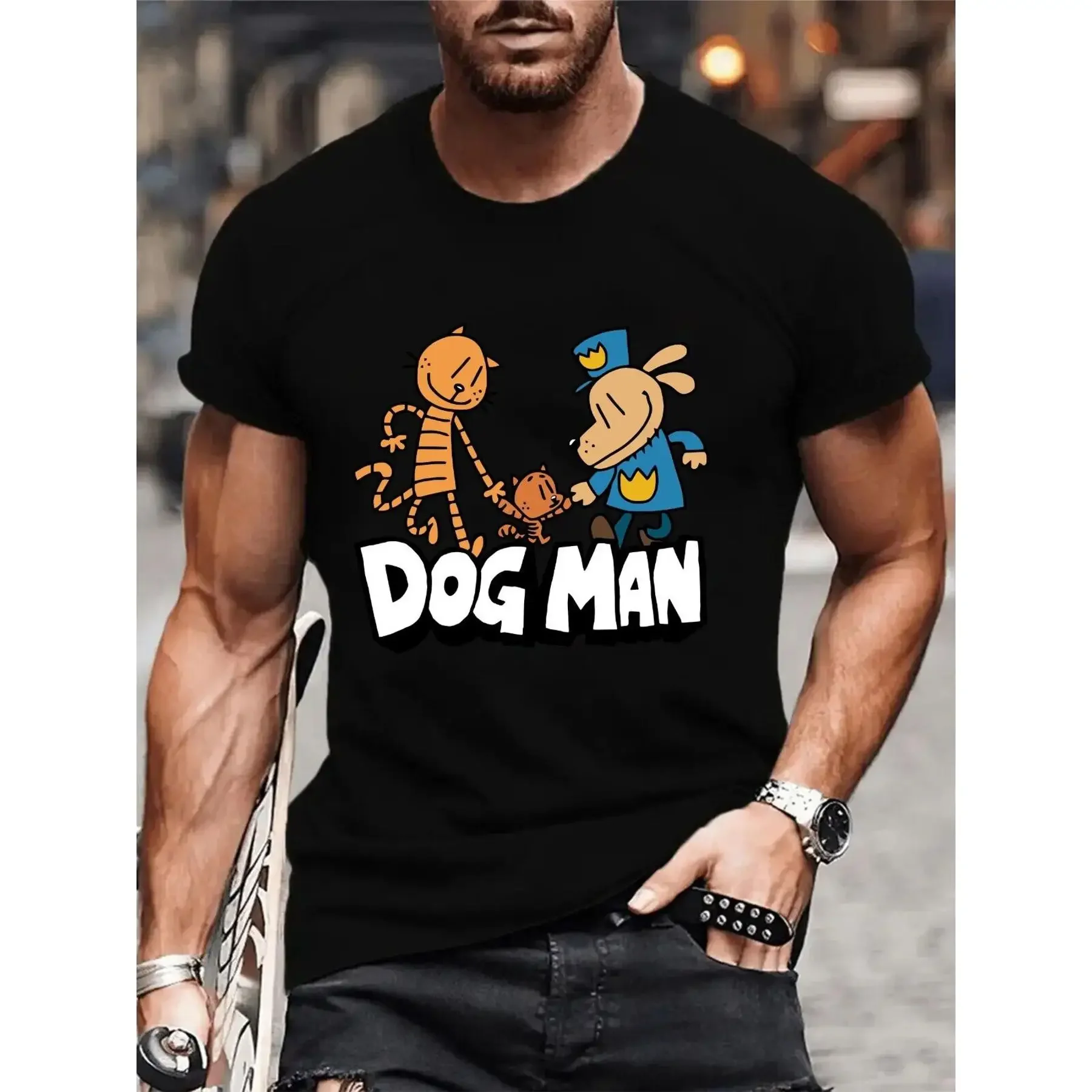 

Dog man funny t-shirt, Funny dog man family, Funny comic relief tshirt, Cat dog
