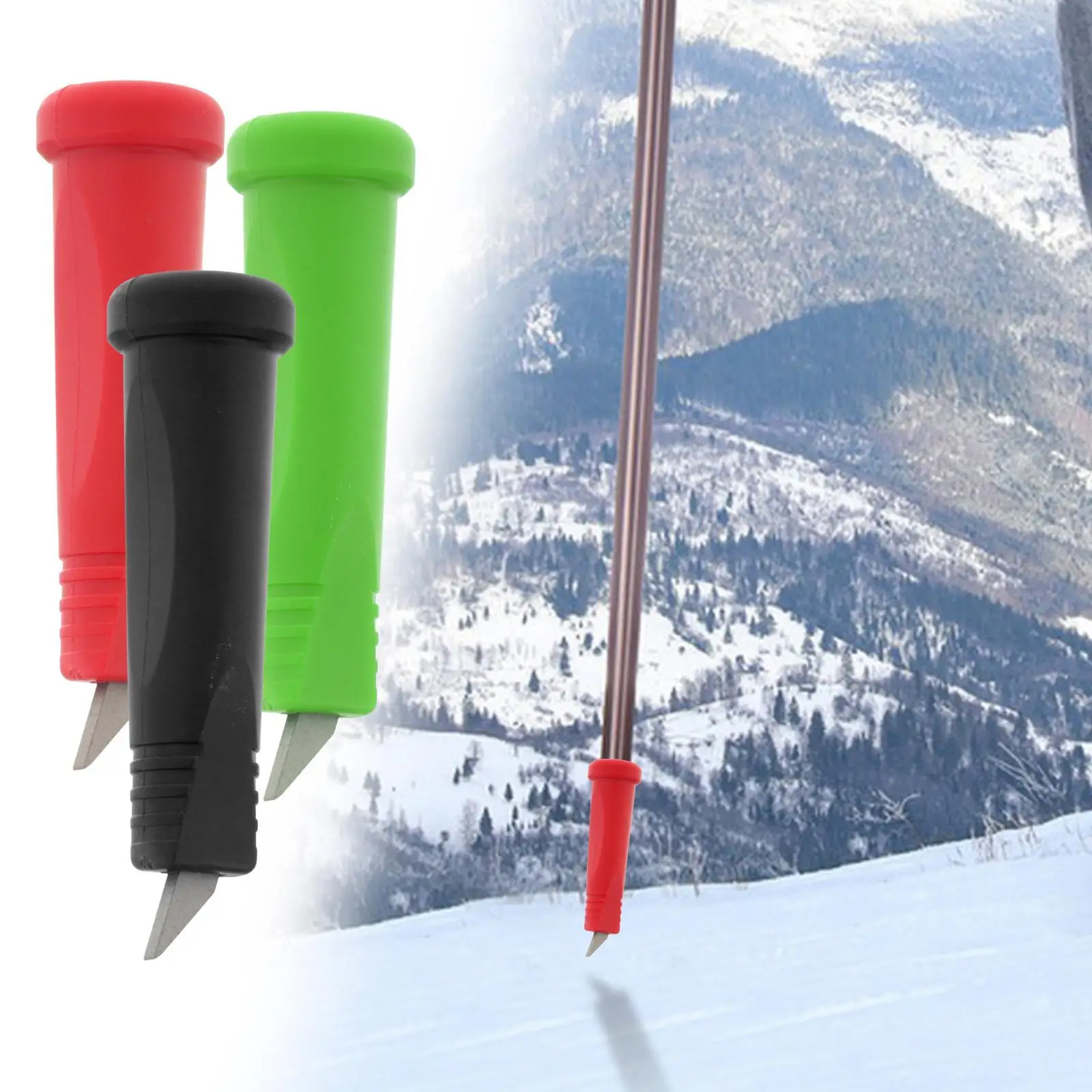 طرف Alpenstock، واقي طرف Alpenstock، عالمي، قبعة لاصقة